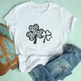 thumbnail image 4 of Guluxicc Womens T-Shirts Casual Crewneck Short Sleeve Tees St Patricks Day Pullovers Cute Tops for Women, L, 4 of 7