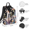 thumbnail image 2 of Disketp Cute Mushroom Landscape Mochila Ligera e Impermeable, Mochila de Día Resistente para Viajes, Senderismo y Uso Diario para Hombre y Mujer, 2 of 7
