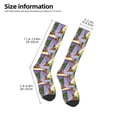 thumbnail image 5 of Fotbe German Shepherd Dog print Women's Men's Novelty Crew Socks Cotton Socks Knee High Socks for Walking,Running,Nurses,Pregnancy, 5 of 9