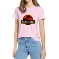 thumbnail image 4 of Camiseta unisex 100 % algodón con diseño de dinosaurio T Rex Mamasaurus, mamá Saurus, familia a juego, camiseta novedosa para mujer, regalo para mamá, 4 of 5