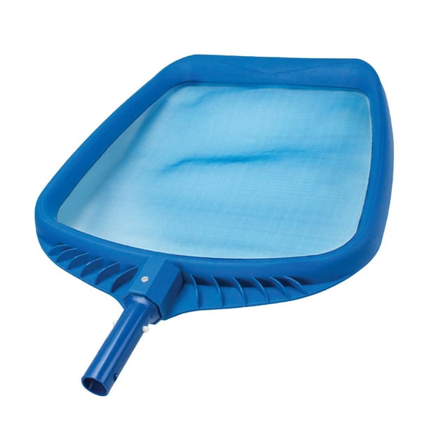 Premium Extra Strong Leaf Skimmer Net Head Cleaner for Swimming Pool Spa Fountain Pond Hot Tub Leaves Bugs Debris Fine Cleaning Maintenance, Blue