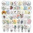 thumbnail image 1 of Pegatinas Lightbulb World, 50 unidades, dibujos animados creativos, impermeables, 1 of 2