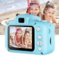 thumbnail image 1 of SUSUchens Mini cámara digital para niños con pantalla LCD de 2 pulgadas y alta claridad, grabadora de fotos y vídeo, juguete de regalo para niños, versión azul normal*, 1 of 8