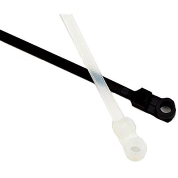 NSI Industries 850 4.75 in. 50 lbs Mini Cable Tie, Black - Bag of 100