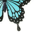 thumbnail image 4 of LuxenHome Blue Butterfly Glass and Metal Outdoor Wall Decor, 4 of 9