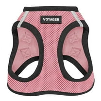 Best Pet Supplies - Voyager Step-in Air Pet Harness - All Weather Mesh - Pink Base, XL