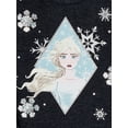 thumbnail image 3 of Frozen 2 Girls Elsa or Anna Sweatshirt with Chiffon Hem, Sizes 4-16, 3 of 3