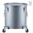 thumbnail image 1 of KFFKFF Oil Disposal Unit, 8 Gallon Capacity, Mobile Base with Wheels, Durable Carbon Steel, Anti-Rust Finish, Secure Lid with Clamping Clips, Includes Filter Bag, Grey, 1 of 9