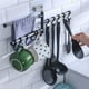 thumbnail image 4 of sweethay Estante de almacenamiento de cocina sin perforaciones, organizador de accesorios de utensilios de montaje en pared, soporte giratorio para Almacenamiento y organización del hogar sweethay HA000506-00B, 4 of 6