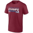 thumbnail image 2 of Men's Fanatics Burgundy Colorado Avalanche 2023 Central Division Champions T-Shirt, 2 of 4