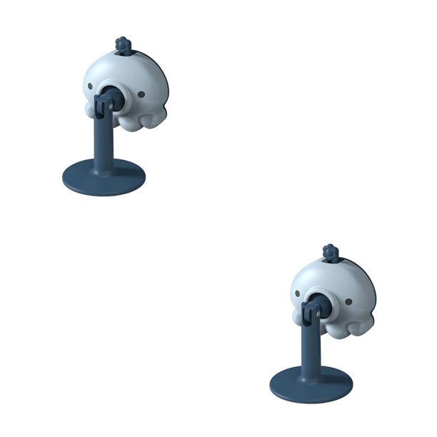 Ounissouiy Protección de tope de puerta Parachoques autoadhesivo Soporte de reducción de ruido Protector extraíble Sala de estar Azul Azul 2piezas Ounissouiy CBP211401