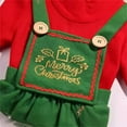 thumbnail image 5 of FYEGRE Elegant Kids Holiday Party Outfit Performance Play Pretend Dress Up Adventure Formal Wear Green 1-2 Years, 5 of 6