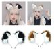 thumbnail image 2 of Punk Furry Ear Hairhoop for Women Plush Hairband LolitaStyle Cosplay Headband Party Costume Halloween Roleplay Headdress, 2 of 4