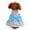 Blue, variant on YUEHAO Dog Sweaters for Small Dogs Pet Dog Puppy Summer Bottoming Shirt Dress Clothes Shirt Cat Bow Tie Dress Small Dog Sweater (Blue, M)