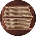 thumbnail image 1 of Ahgly Company Indoor Round Persian Brown Traditional Area Rugs, 8' Round, 1 of 4