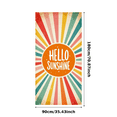 thumbnail image 5 of Vibrant Colors Sunshine Banner Retro Style Positive Message Decorative Design for Outdoor Events Indoor Home Decor Motivational Settings, 5 of 7