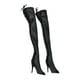 thumbnail image 2 of High Neck Action Figure Boots Stylish PU Leather Costume Accessories Gifts 1/6 Scale Fashion Soldier Women's Boots for Soldiers Figures Accs Sunnimix Botas de figuras de acción, 2 of 6