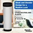 thumbnail image 4 of Slim Color Top Stainless Steel Travel Mug 16 oz. Set of 10, Bulk Pack - Perfect for Coffee, Soda, Other Hot & Cold Beverages - Black, 4 of 5