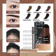 thumbnail image 4 of Eyebrow Stamp Set Natural Hairline Powder Eyebrow Card Makeup Shadow Contouring Powder, 4 of 5