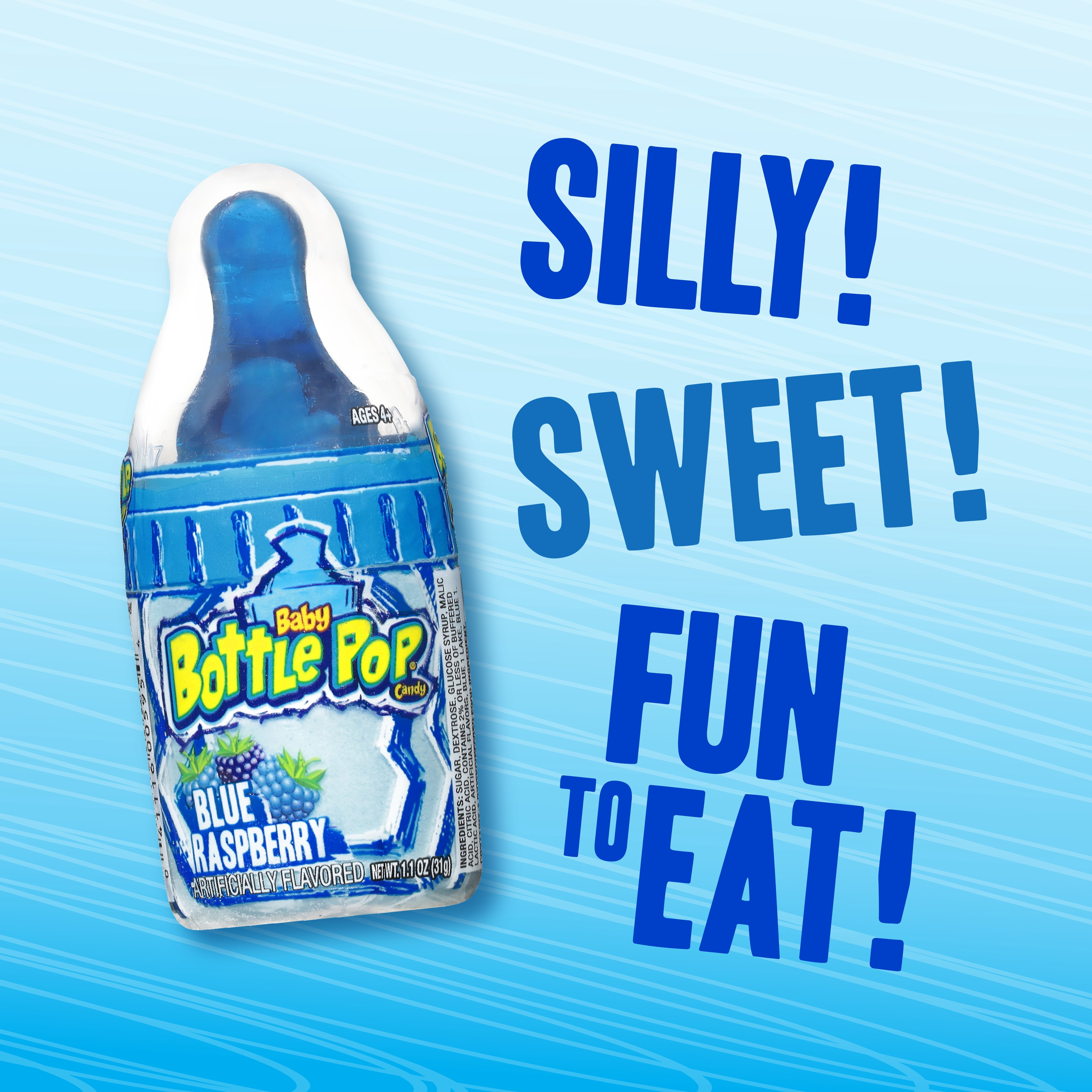 Baby Bottle Pop, Candy Lollipops, Assorted Fruity Flavors, Sucker Candy, Bulk Variety Pack, 17.0 oz, 20 Count