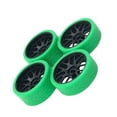 thumbnail image 3 of lionlar 1:28 RC Car Wheel Rim Tires Accessories for RM02 Iw02 Model Buggy Crawler , Green, 3 of 6
