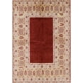 thumbnail image 1 of Ahgly Company Machine Washable Indoor Rectangle Industrial Modern Red Area Rugs, 5' x 8', 1 of 7