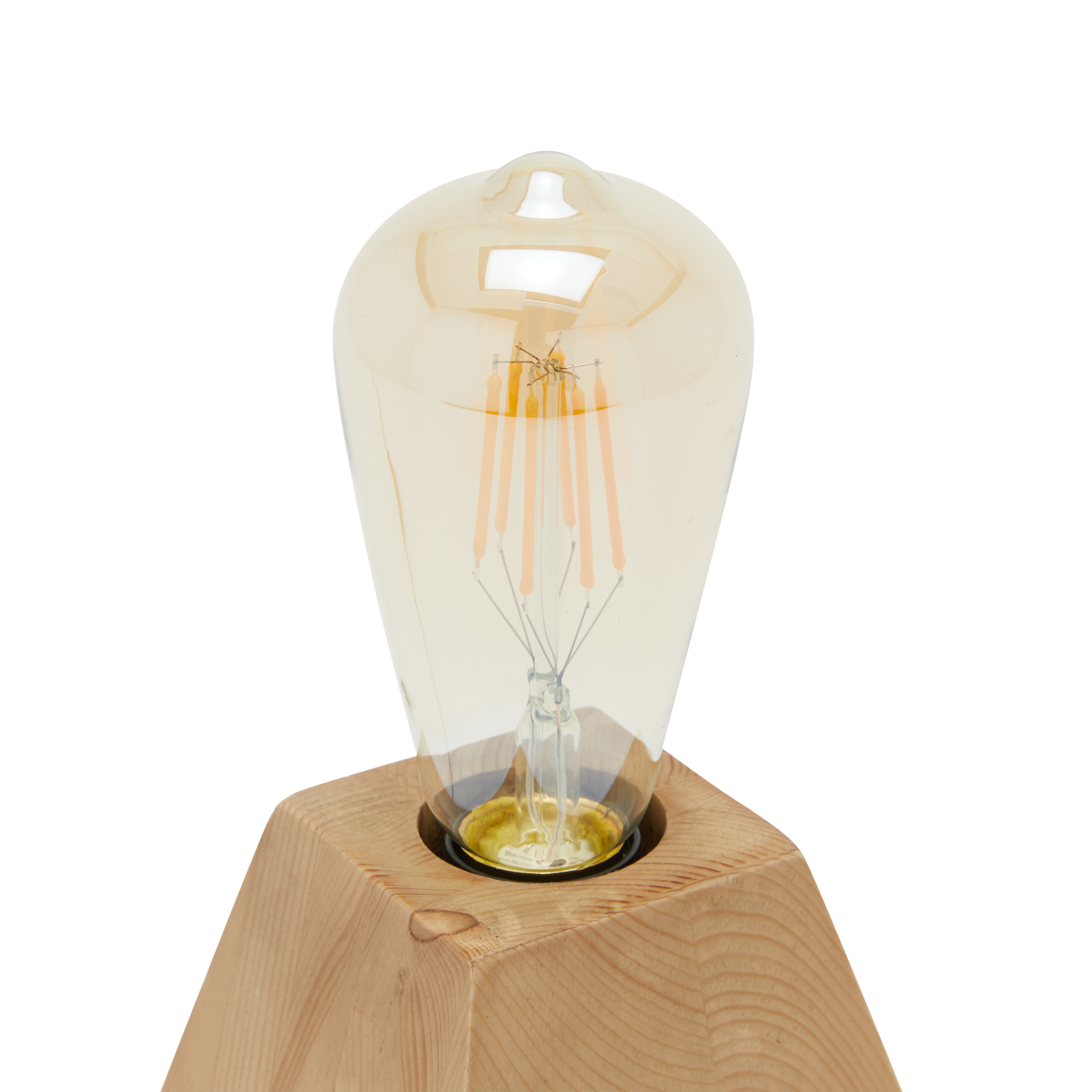 MoDRN Naturals Wood Uplamp with Edison Style LED Bulb for Bedroom - image 5 of 10