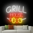 thumbnail image 4 of Handmadetneonsign Grill House Neon Sign, Food Store Wall Art Decor, Babercue Restaurant Wall Decor 51293, 4 of 5
