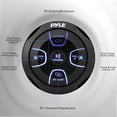 thumbnail image 5 of Pyle PLMRBT20 Marine 4-Channel Amplified Wireless Bluetooth Audio Controller, 2x 8'' 320 Watt Max Power Low Profile 2-Way Marine Speakers (Black) w/Wire for Car, Truck, Boat, PowerSport Vehicles, 5 of 8