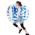 thumbnail image 1 of Pelota de 100cm, de fútbol, pelota de burbuja cuerpo , ño pelota de parachoques infble para parque, césped, patio, Baoblaze Pelota de parachoques inflable, 1 of 8