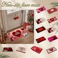 thumbnail image 2 of Hajmiiikey Valentine's Day Entrance Door Full-covered Floor Mats For Home Bathroom And Kitchen Water-absorbent, Non- And Dirt-resistant Floor Mats,J, 2 of 10
