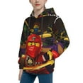 thumbnail image 2 of Kids NinJago Pullover Hoodies Unisex 3D Printed Hoodie Sweatshirt for Boys Girls, 2 of 5