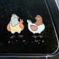 thumbnail image 1 of Decal Stickers for Cars Funny Window Chickens Car Decal Car Decoration Self Adhesive Window Sticker for Van Truck Vehicle 15 Inch, 1 of 1