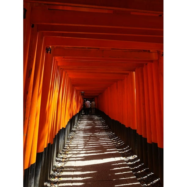 Fushimi Inari Taisha Shrine Senbon Torii Kyoto Inch By 30 Inch Laminated Poster With Bright Colors And Vivid Imagery Fits Perfectly In Many Attractive Frames Walmart Com Walmart Com