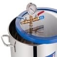 thumbnail image 5 of P PBAUTOS 3 Gallon Vacuum Chamber, Tempered Glass Lid Stainless Steel Degassing Chamber Perfect for Stabilizing Wood, Degassing Silicones, Epoxies and Essential Oils, 5 of 7