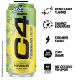 thumbnail image 4 of (4 pack) C4 Performance Energy Drink, Jolly Rancher Green Apple, 16oz, Single Can, 4 of 6