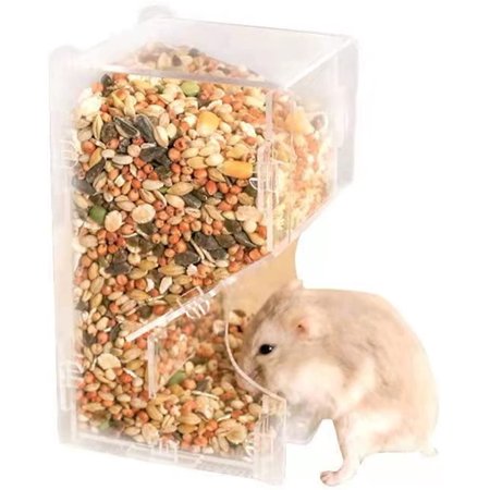 View of Hamster Feeder Small Animals Automatic Dispenser pet auto Feeder ...