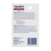 Aquaphor Lip Repair Balm Stick for Dry Chapped Lips with Shea Butter, 0.17 oz