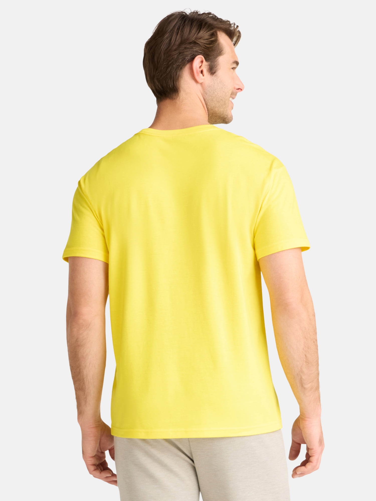 Athletic Works' Men's and Big Men's Tri Blend Tee with Short Sleeves, Sizes S-4XLT