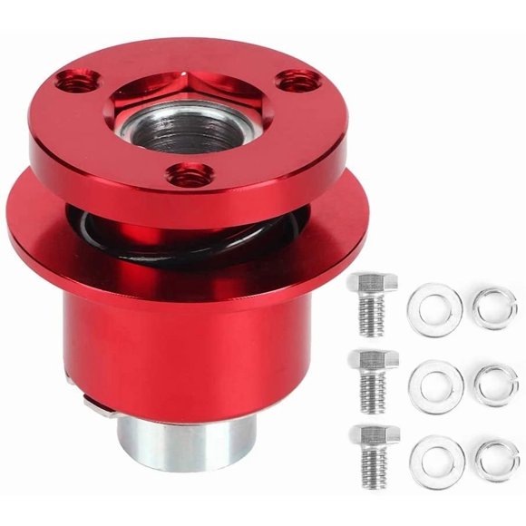 shiyou-Duokon Quick Release Steering Wheel Kit,Car Universal 360 Steering Wheel Quick Release Disconnect Hub 3 Hole Fast Disassembly