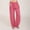 Watermelon Red women cotton linen pants a1, variant on Cagogo Women Cotton Linen Plus Size Wide Leg Elastic Waist Flowy Casual Palazzo Pants for Summer Beach Vacation Lounge Long Trousers with Pockets, Light Blue 2XL