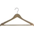 thumbnail image 4 of USTECH wood look Hangers, Set of 10 – Durable & Sustainable Closet Solution for Suits & Strappy Dresses, Rustic & Elegant Design, 4 of 6