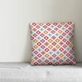 thumbnail image 2 of Creative Products Multi Color Diamonds Coral 16x16 Indoor / Outdoor Pillow, 2 of 2