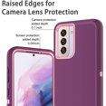 thumbnail image 2 of LAICAIW for Galaxy S21 FE 5G Case Shockproof Rugged Full Body Protection Heavy Duty Dust/Drop Proof 3-Layer Durable Cover Case for Samsung Galaxy S21 FE 5G 2022, Purple/Pink, 2 of 7