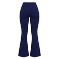 thumbnail image 4 of CFLVAEK Flare Leggings for Women with Pockets High Waisted Stretch Yoga Pants Comfort Soft Tummy Control Workout Leggings Gym Fitness Navy S, 4 of 9