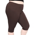 thumbnail image 1 of Stretch Is Comfort Women's Plus Oh So Soft Knee Length Leggings | Adult Xlarge-7x, 1 of 6