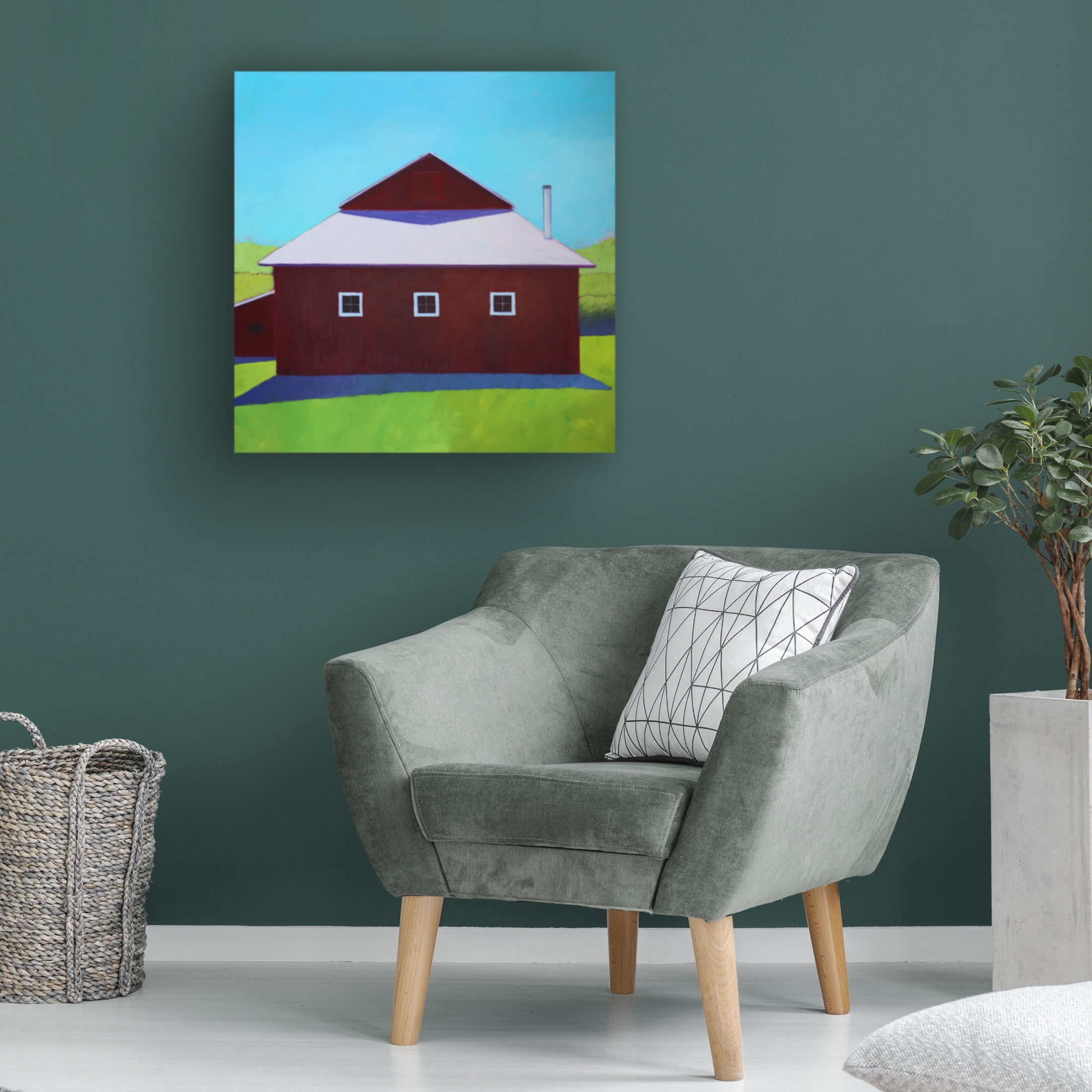 Trademark Fine Art Carol Young  Homestead Barn V Canvas Wall Art