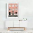 thumbnail image 2 of Pink House, Lisbon - Lisbon Portugal Photography White Framed Wall Art Print 12 x 18 inches, 2 of 3