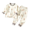 thumbnail image 5 of QSXADF Unisex Boys and Girls Fall Winter Sweatshirt Set Graphic Long Sleeve Loose Top Pant 2 Piece Set For Home Wear Children Clothing Set, 5 of 6