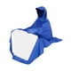 thumbnail image 4 of Poncho de lluvia con capucha, impermeable con ventana transparente frontal, impermeable para montar, 4 of 9